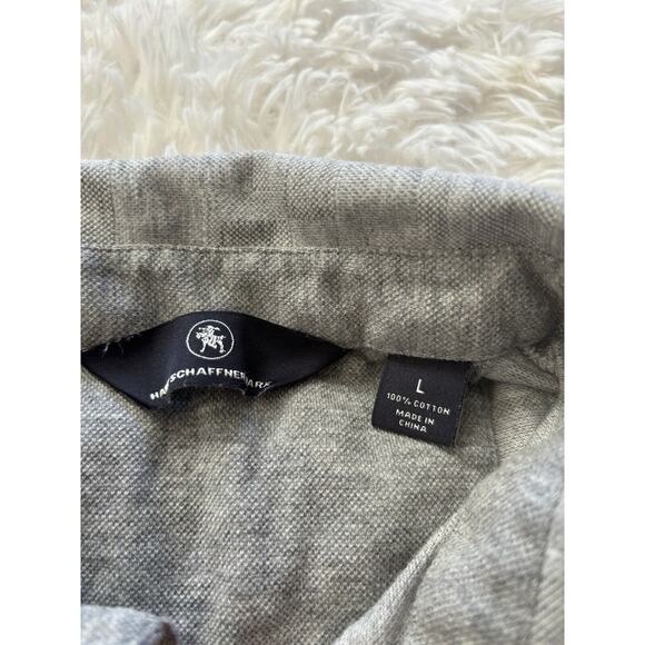 Hartt Schaffner Marx Men’s Sz. L Gray Polo. Great Quality - Picture 7 of 12